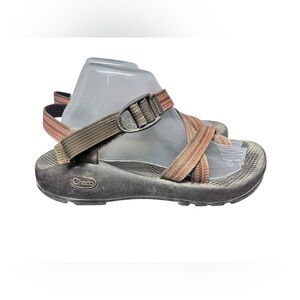 Chaco Z2 Classic Men's Hiking Outdoor Sandal Vibram Sole Brown Orange Size 8